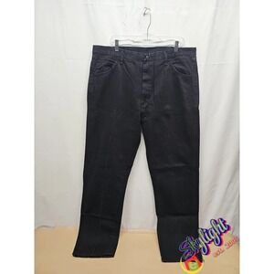 Rustler Men's Black Straight‎ Modern Denim Jeans Regular Size 40 X 32